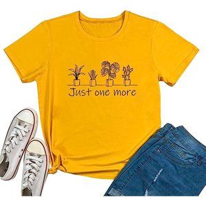 Women's Graphic T-Shirt Just One More Plant